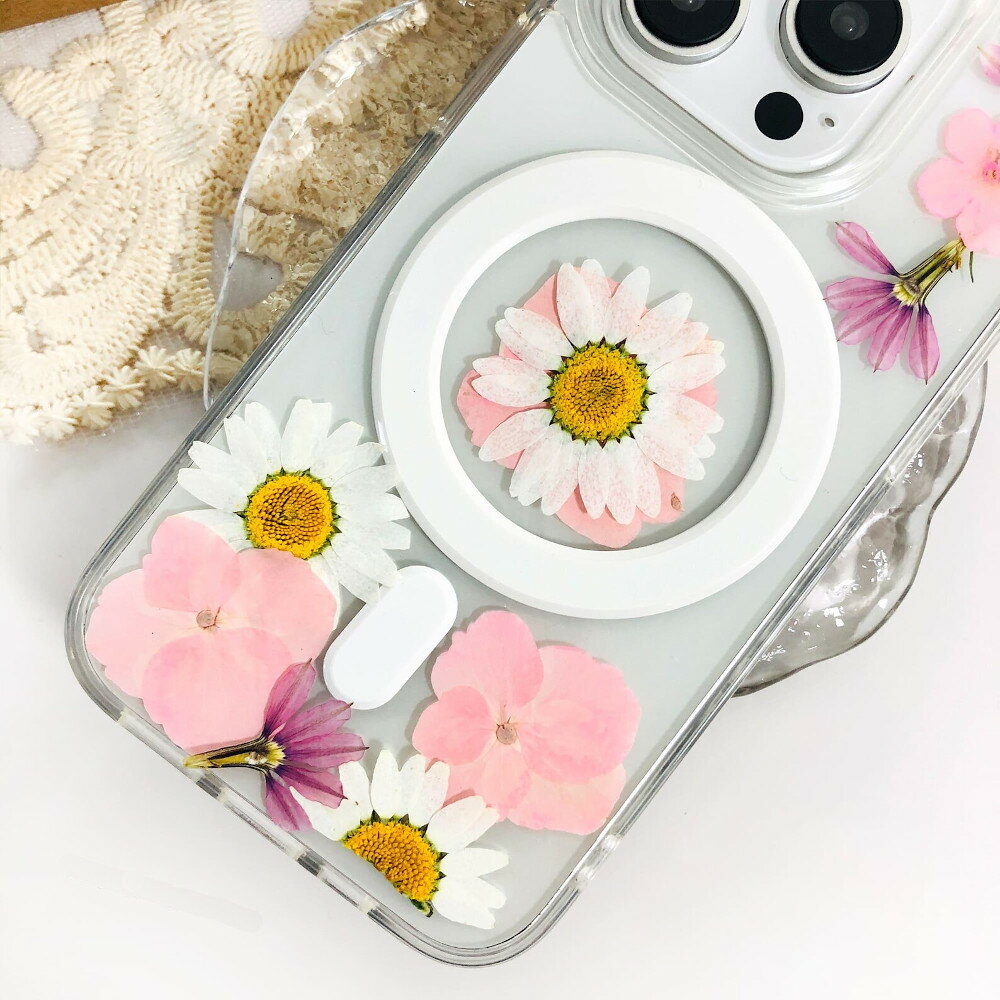 スマホケース 押し花 MagSafe対応 カバー iPhone16 Plus iPhone17 Pro Max iPhone15 iPhone16 Pro Max ピクセルケース アイフォンケース アイフォンカバー iPhone17ケース iPhoneケース iPhone16ケース iPhone15ケース