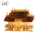 茅葺屋根違三社宮 外寸90×43×65cm 正中内陣20×8×44cm 両側内陣15×8×29cm 神棚 お札 御神札 お神札 神宮大麻 氏神 崇敬 神具 神社
