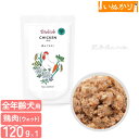 ビオリオーブ チキン・ディッシュ 犬用 全年齢用 120g 少量 お試し ウェットフード ドッグフード トッピング 無添加 手作り食 栄養補助 鶏肉 パウチ