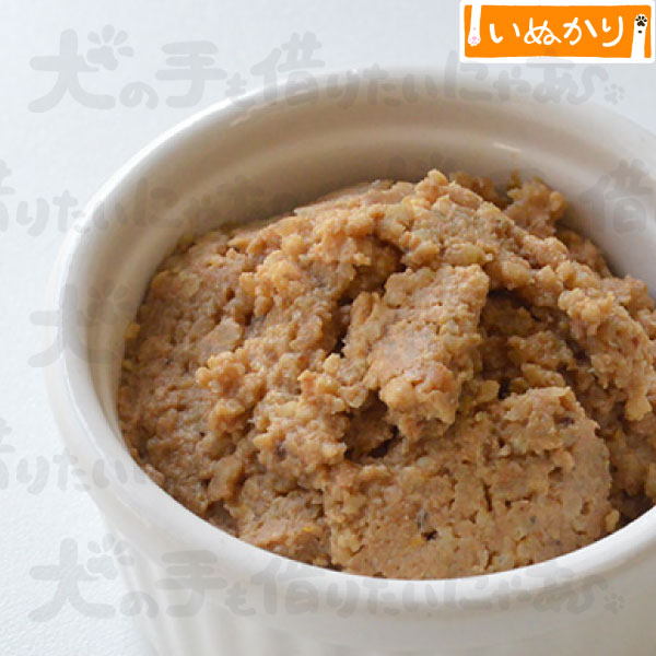 ビオリオーブ サーモン・ディッシュ ハート・フィット(心臓) 犬用 120g×12 ウェットフード ドッグフード トッピング 無添加 手作り食 栄養補助 鮭 パウチ inu-kari-10001701 犬の手も借りたいにゃあ サンプル画像2