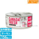 ペットカインド カナダフレッシュ サーモン 156g 猫用 総合栄養食 全年齢 鮭 魚 ウェットフード キャットフード