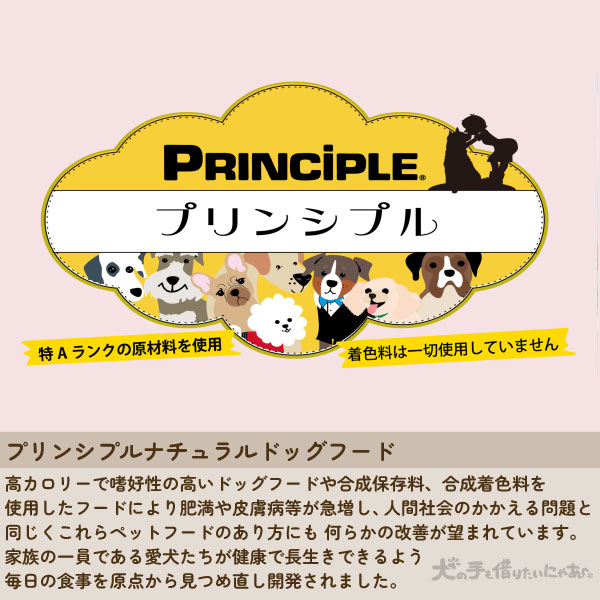 プリンシプル グレインフリー サーモン＆SW 犬用 2.4kg (800g×3) チキン ドライフード ドッグフード 全年齢 - angle 2