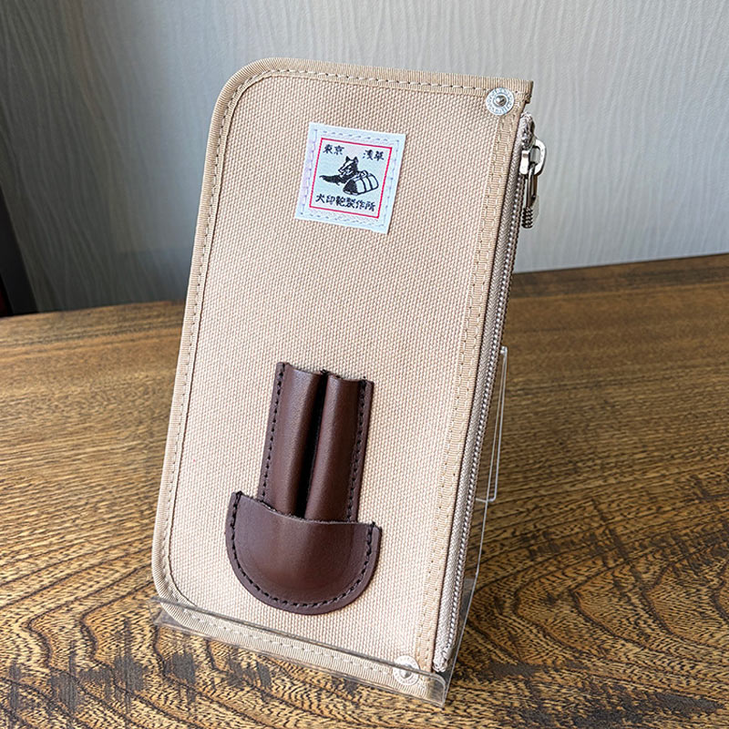 【犬印鞄】犬印純綿6号帆布ペンケ�