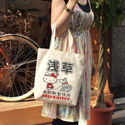 犬印×HELLOKITTY／エコバッグ