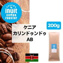 スペシャルティコーヒー 200g【 ケニア カリンドゥンドゥ AB 】葉山イヌイットコーヒーロースター 中深煎り 自家焙煎 直送 豆・粉 シティロースト シングルオリジン 新鮮 高級 Qグレーダー Qグレード コーヒー豆 珈琲豆 メール便