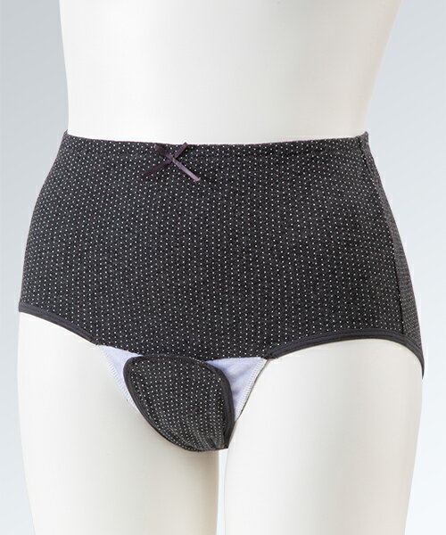 【メール便可】犬印本舗 3枚組 綿 100％ 産褥ショーツ 前開閉 タイプ | M L LL 3L マタニティ マタニティインナー マタニティパンツ 入院準備 出産準備 産後 前開き クロッチ ワンタッチテープ 3枚セット 下着 ショーツ コットン ハイウエスト 漏れない 肌に優しいショーツ 2