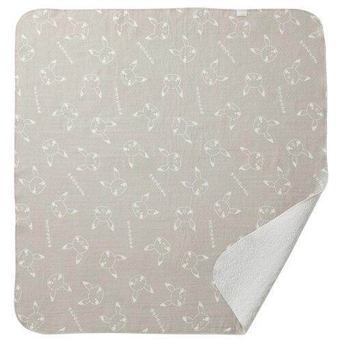 【ポイント10倍★12/11 01:59迄】モンポケ ピカチュウバスタオル＆ブランケット | バスタオル ブランケット ベビー 赤ちゃん おくるみ やわらか ガーゼ 綿100 綿 出産祝い プレゼント 出産準備 かわいい ベビー用品 ポケモン ポケットモンスター ピカチュウ 犬印本舗 犬印 3