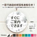 楽天イヌのかんばんや満席です 看板 プレート オープン 営業中 席 空いてます すぐ ご案内できます しばらく お待ち下さい 案内 OPEN おしゃれ シンプル 植物 ボタニカル 店舗用 美容室 サロン 飲食店 軽い 丸 防水 アクリルパネル 壁掛け 吊り下げ かわいい