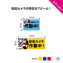 防犯ステッカー 録画中 玄関 防犯カメラ 作動中 シール ステッカー おしゃれ かわいい おもしろ 屋外 防水 ポスト 家 窓 防犯 対策 セキュリティ グッズ...