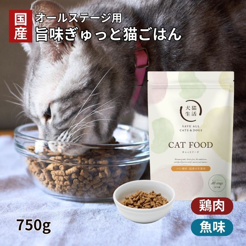 【特典付き】【犬猫生活公式】 キャットフード オール