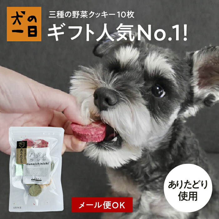 【おやつサンプル付き】三種の野菜クッキー（ありたどり）10枚犬 おやつ 無添加 国産 犬の一日 手作り 犬おやつ 国産無添加 九州産 野菜パウダー 小麦粉フリー やさい 野菜 クッキー お菓子 犬用【ラン1】