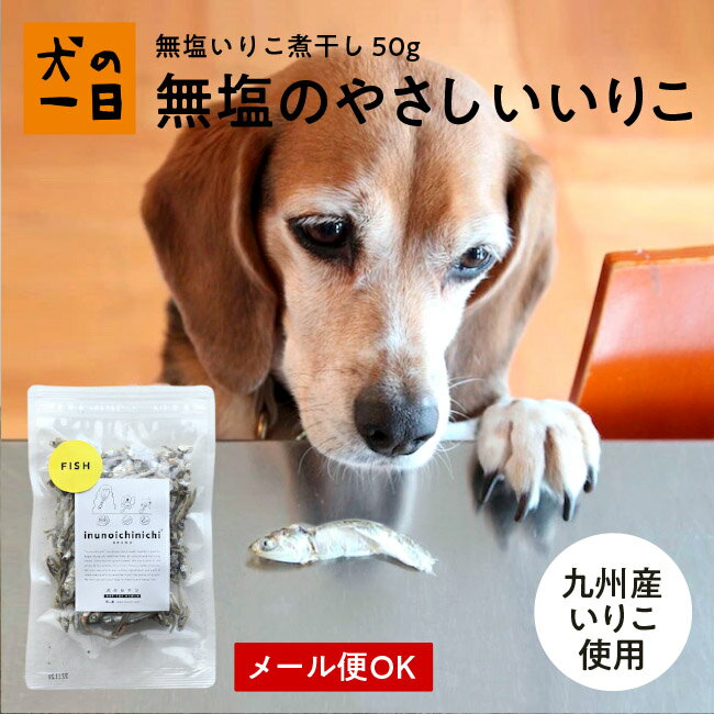 無塩いりこ煮干し50g【お魚系人気No.1！】 犬 おやつ 無添加 国産 犬の一日 手作り 犬おやつ 国産無添加 大分県産 無塩いりこ 無塩 いりこ 煮干し カルシウム 魚 猫 猫おやつ 猫の一日 おうち時間 ペット ペット用品