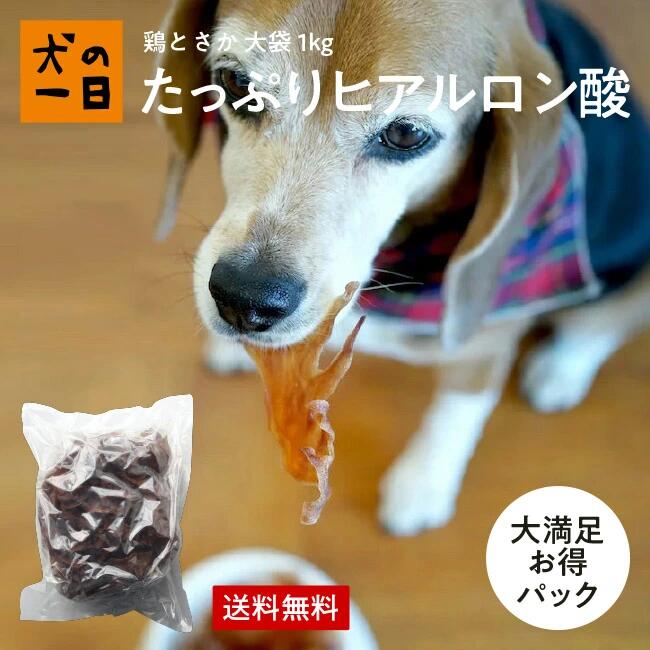 【50円OFFクーポン★マラソン開催中】送料無料・鶏とさか 1kg 犬 おやつ 無添加 国産 犬の一日 手作り 犬おやつ 国産無添加 ヒアルロン 歯みがき 歯磨き デンタルケア お肌 毛艶【ラン1】