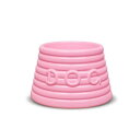 BAUER POTTERY　RINGWAREDOGBOWL L　ピンク　発色がとてもキレイなドッグボウルです。陶器なので衛生面も安心。　ギフト　犬　首輪　食器　おうち時間　ペット　ペット用品
