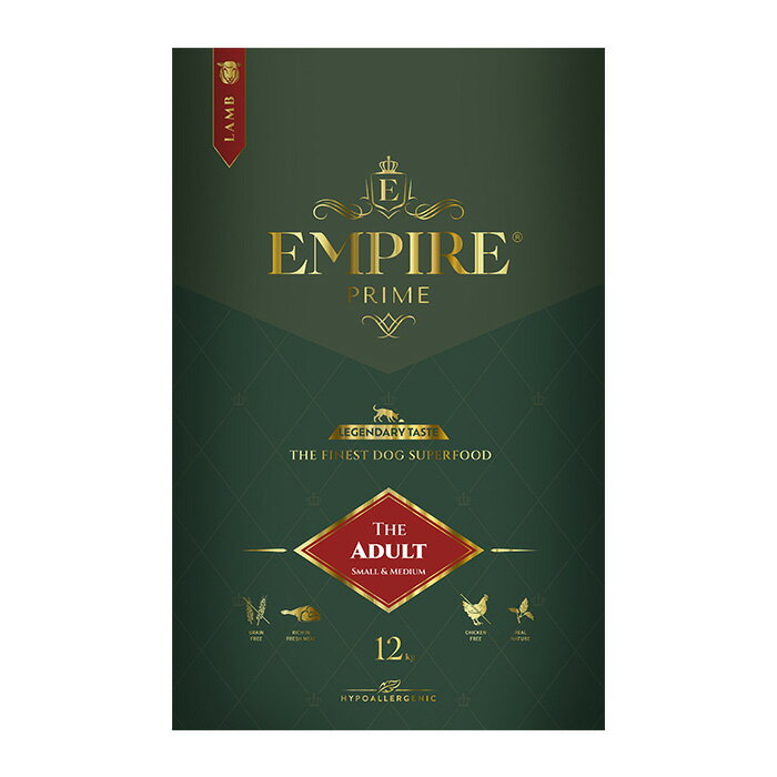 【送料無料】エンパイア プライム アダルト 小粒 12kg