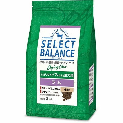 【送料無料】セレクトバランス エイジングケア ラム 小粒 7才以上の成犬用 3kg