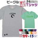 【送料無料】 ビーグル 愛犬ロゴ Tシャツ シルエット オリジナル ドッグ ウェア 愛犬 名入れ tシャツ ギフト ペット ティーシャツ 服 ..