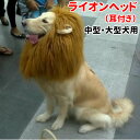 犬 ライオン ウィッグ キャップ カツラ 帽子 大型犬 コスプレ コスチューム ハロウィン グッズ 犬屋