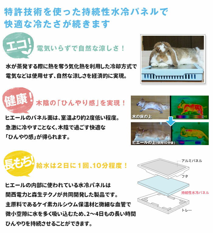 犬 猫 ひんやり マット ヒエール 暑さ対策 気化熱 冷やし電源不要 ペット ベッド 小型犬用品 夏 熱中症 ひえひえ 涼しい 犬屋 誕生日プレゼント ペット