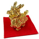 【 すず 高級 錫 金龍 】 辰年 縁起物 金色 金メッキ 置物 ハンドメイド クール 日本製 ハンドメイド 正月 福 竜 ドラゴン 開運 招福 縁起物 幸運 ギフト 2024 雑貨 グッズ アトリエy カラー ゴールド(3)