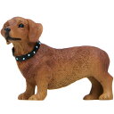【ミニチュアダックスフンド 茶 立ち ポリレジン 8cm】 置物 インテリア 犬 雑貨 グッズ 新商品 ギフト プレゼント オフ会 犬友 友だち 誕生日 プチ ...