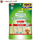 【宅配便】【PETKISS 食後の歯みがきガム 低カロリー 超小型犬用 90g（約30本）】ペットキッス 歯磨きガム ライオン LION 国産 超小型犬に適したサイズ