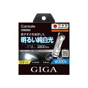 送料無料 Carmate　カーメイト　GIGA　純正交換用H.I.D　バーナー2本セット　6000K　D2R/S共通　GHB260A