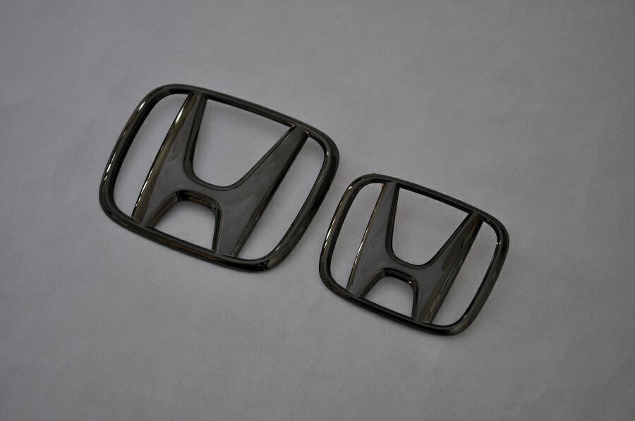 KB2レジェンド　ブラックメッキエンブレム3点SET　　INVENTER/grow/メッキ/ブラッククローム/ゴールド/車エンブレム/車パーツ/