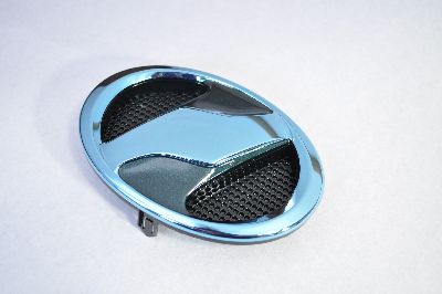 ANH20系ヴェルファイア　フロントオーナメント　ブルーメッキエンブレム　　INVENTER/grow/メッキ/ブラッククローム/ゴールド/車エンブレム/車パーツ/