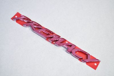 CWEFWプレマシー　プレマシーロゴ　レッドメッキエンブレム　　INVENTER/grow/メッキ/ブラッククローム/ゴールド/車エンブレム/車パーツ/