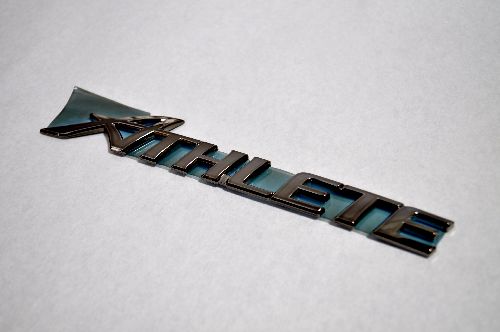 GRS200系クラウンアスリート アスリートロゴ ブラックメッキ INVENTER/grow/メッキ/ブラッククローム/ゴールド/車エンブレム/車パーツ/