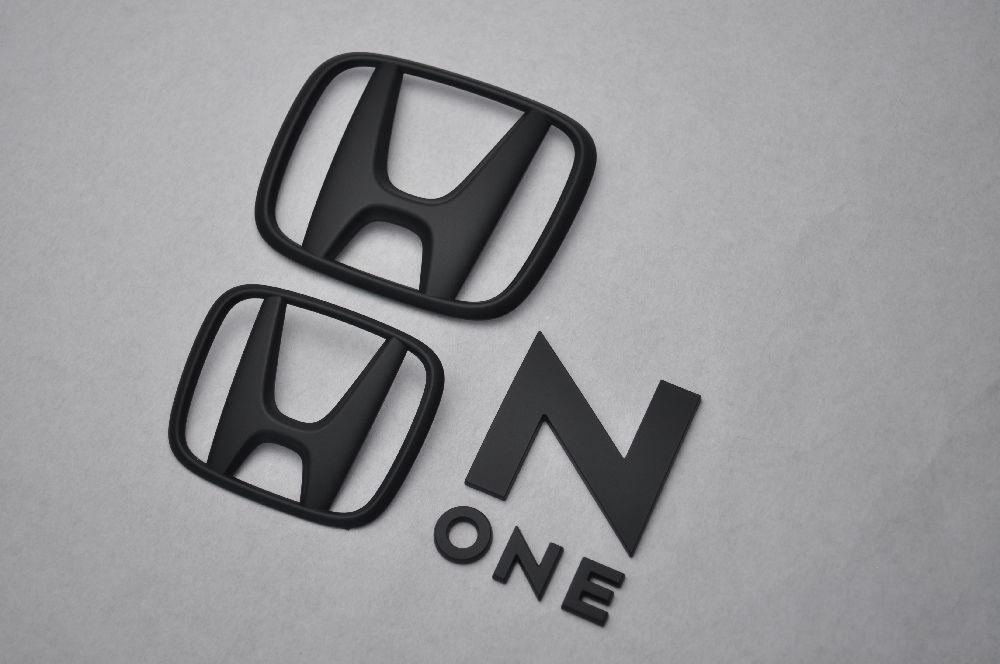 【当店ポイント10倍！ブラックフライデー要エントリー】JG1/2　NONE　マットブラックorピアノブラックエンブレム　3点SET　　純正/メッキ/艶消し/黒/セット/単品/車/車パーツ/カーパーツ/高品質/送料無料