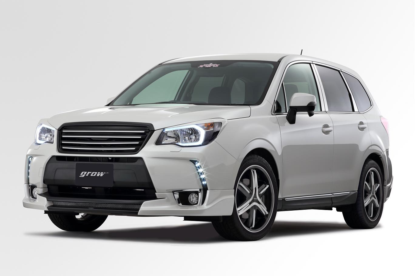 【grow】エアロ　SJG　フォレスター　エアロ3点SET　塗り分け塗装済み