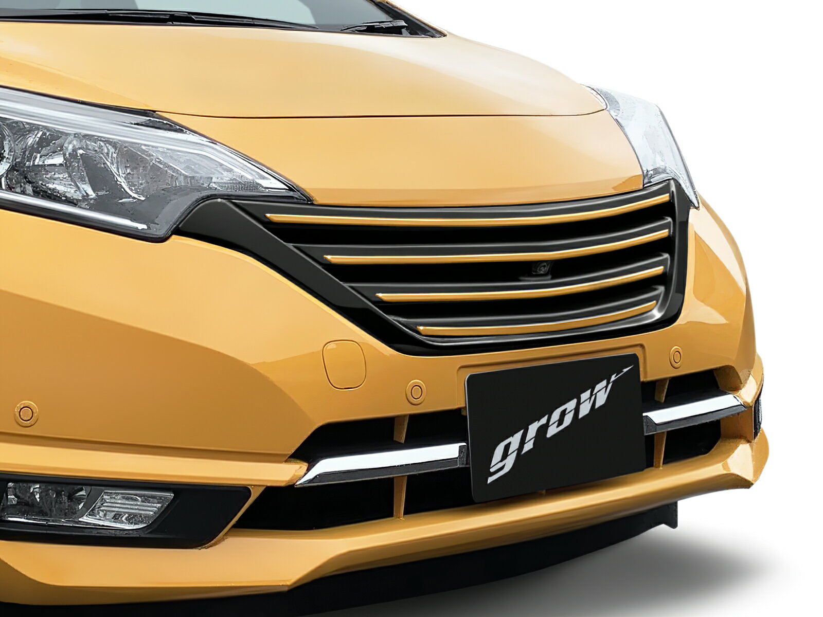 【grow】E12/HE12　ノート/ノートe-POWER　後期　grow　フロントグリル　塗分け塗装済み