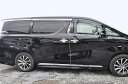 【ハイクオリティー】30アルファード ステンレス ピラー ヘアラインブラック INVENTER/grow/ピラーパネル/メッキピラー/車パーツ/鏡面(2)
