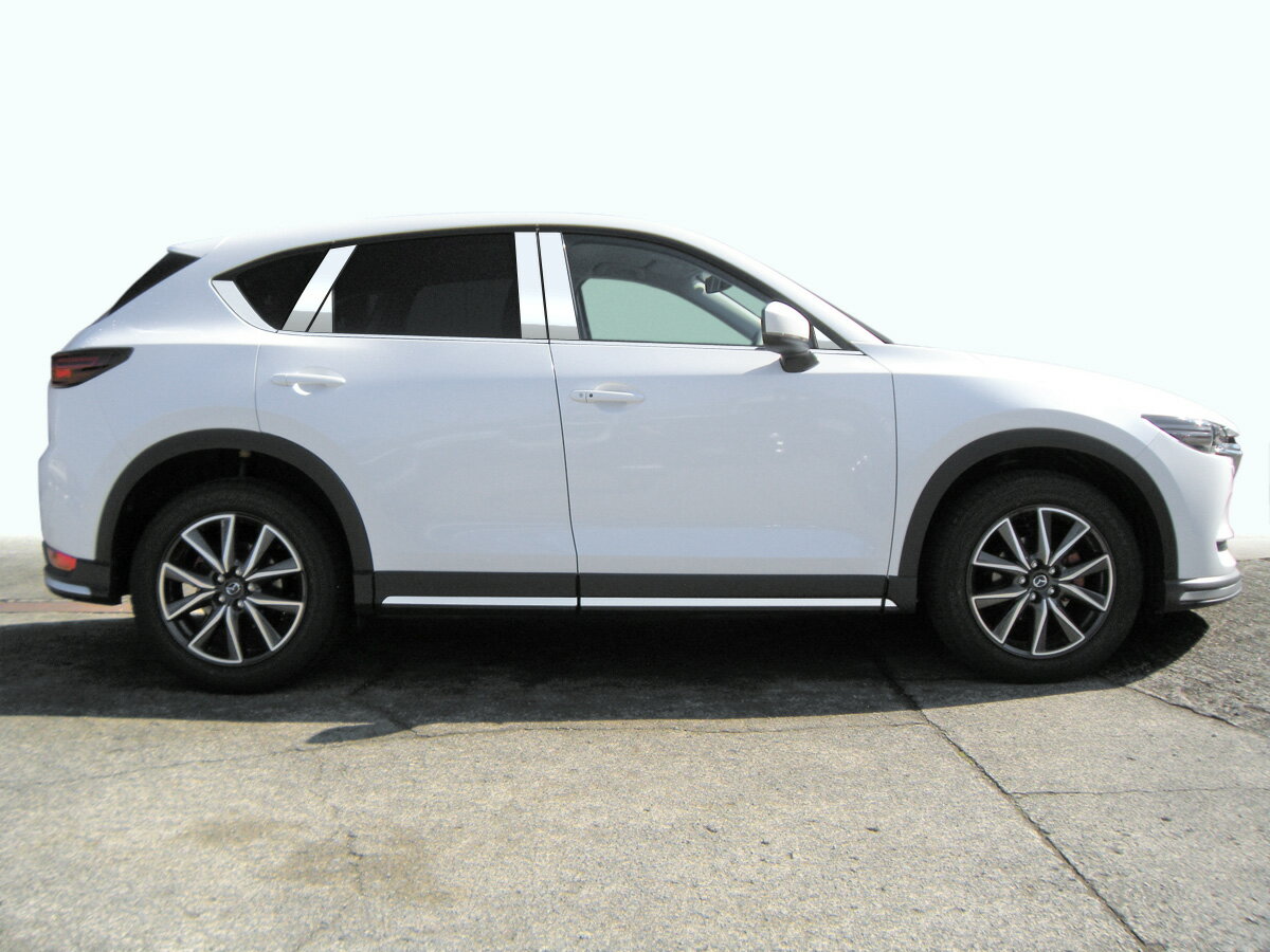 【最鏡面】KFEP/KF5P/KF2P　CX-5　ステンレス　ピラー　鏡面HYPER　INVENTER/grow/ピラーパネル/メッキピラー/車パーツ/鏡面