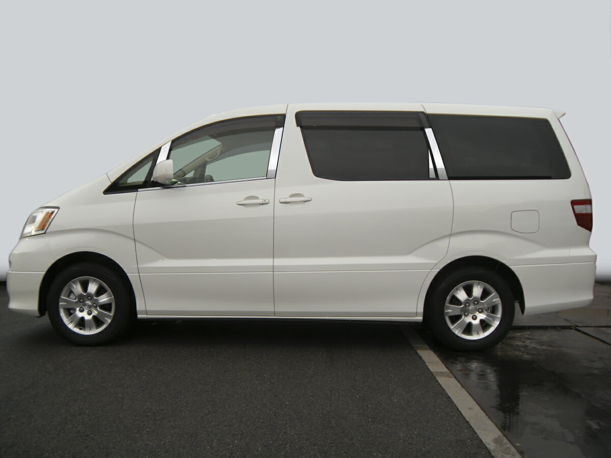 Rakuten - 【最鏡面】M/ANH10系アルファード　ステンレス　ピラー　鏡面HYPER　INVENTER/grow/ピラーパネル/メッキピラー/車パーツ/鏡面