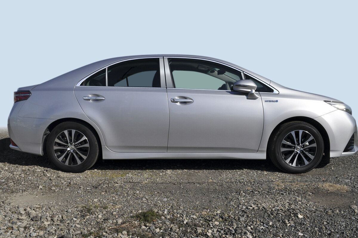 【ハイクオリティー】レクサスhs　ステンレス　ピラー　ヘアライン　INVENTER/grow/ピラーパネル/メッキピラー/車パーツ/鏡面