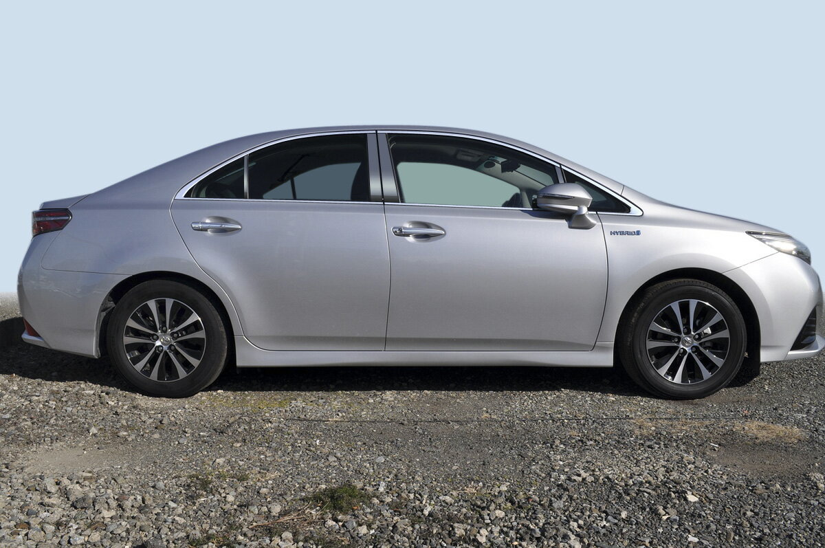 【最鏡面】レクサスhs　ステンレス　ピラー　鏡面HYPERブラック　INVENTER/grow/ピラーパネル/メッキピラー/車パーツ/鏡面