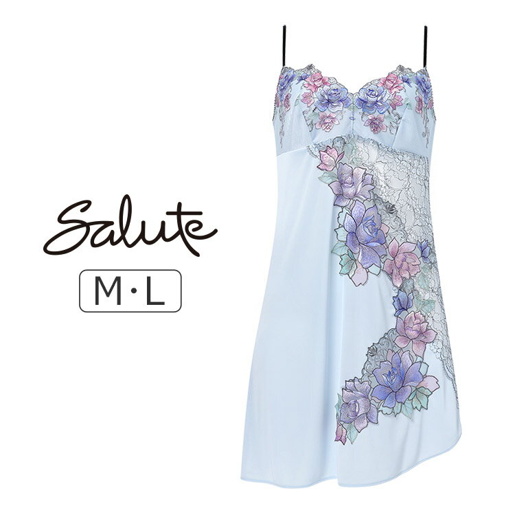 【23％OFF】ワコール サルート 23G スリップ M/L STJ223