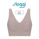 トリンプ スロギー ゼロフィール 綿混 カップ付きハーフトップ Vネック LL G068N-Top2