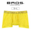 【25%OFF】ワコール ブロス BROS レースボクサー ボクサーパンツ メンズ 前閉じ S/M/L GT3341