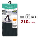 アツギ THE LEG BAR 210D マットリブ柄 タイツ 210デニール相当 全2色 FP1402