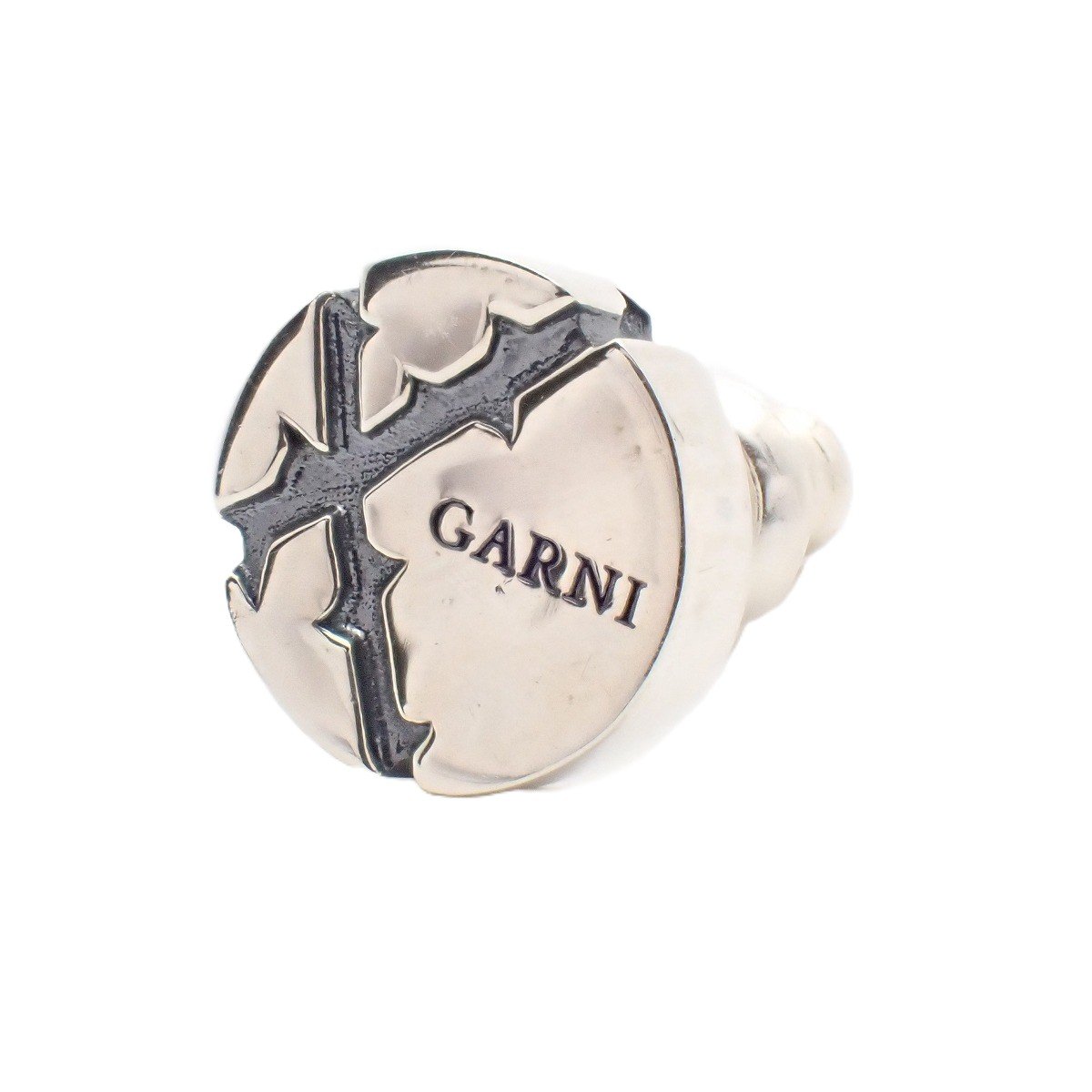 Rakuten - 【中古】GARNI ガルニ Thorn Coveted Oval ピアス シルバー/K18【いおき質店】シングルピアス