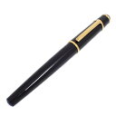 【中古】Cartier ディアボロ ドゥ カルティエ 万年筆 18Kペン先 ブラック×ゴールド【いおき質店】