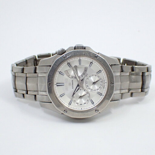 【中古】SEIKO セイコー ブライツ レトログラード デイデイト 自動巻き メンズ 腕時計 チタン シルバー文字盤 SAGN011 / 4S27-00C0【いおき質店】