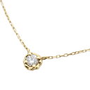 【中古】AHKAH アーカー ティア ネックレス K18/ダイヤモンド0.05ct【いおき質店】