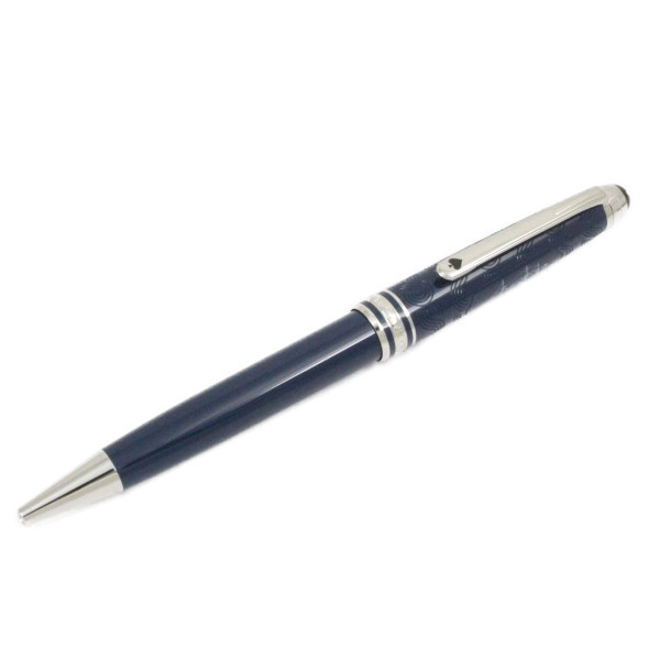 【中古】MONTBLANCモンブランマイスターシュテュックアラウンドザワールドイン80デイズボールペンブルー【いおき質店】