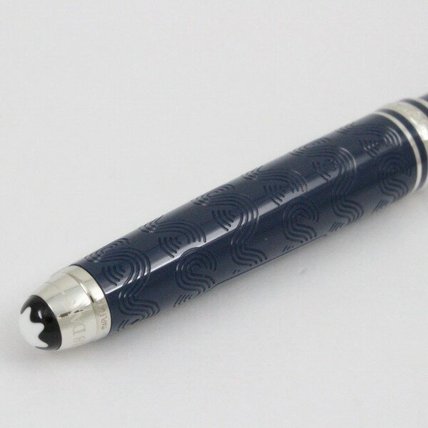 【中古】MONTBLANCモンブランマイスターシュテュックアラウンドザワールドイン80デイズボールペンブルー【いおき質店】