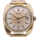 【中古】SEIKO キングセイコー 45KS 1969年製 手巻き メンズ 腕時計 CAP GOLD クッションケース 社外ベルト 4502-8000【いおき質店】